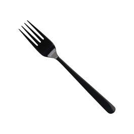 Herdmar Oslo Black Tenedor Postre Brillo Negro (12 Unidades) 18.5 cm